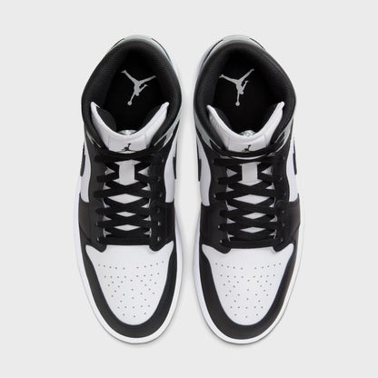 Men Kith Jordan Air Jordan 1 Mid - White / Black / Light Smoke Grey
