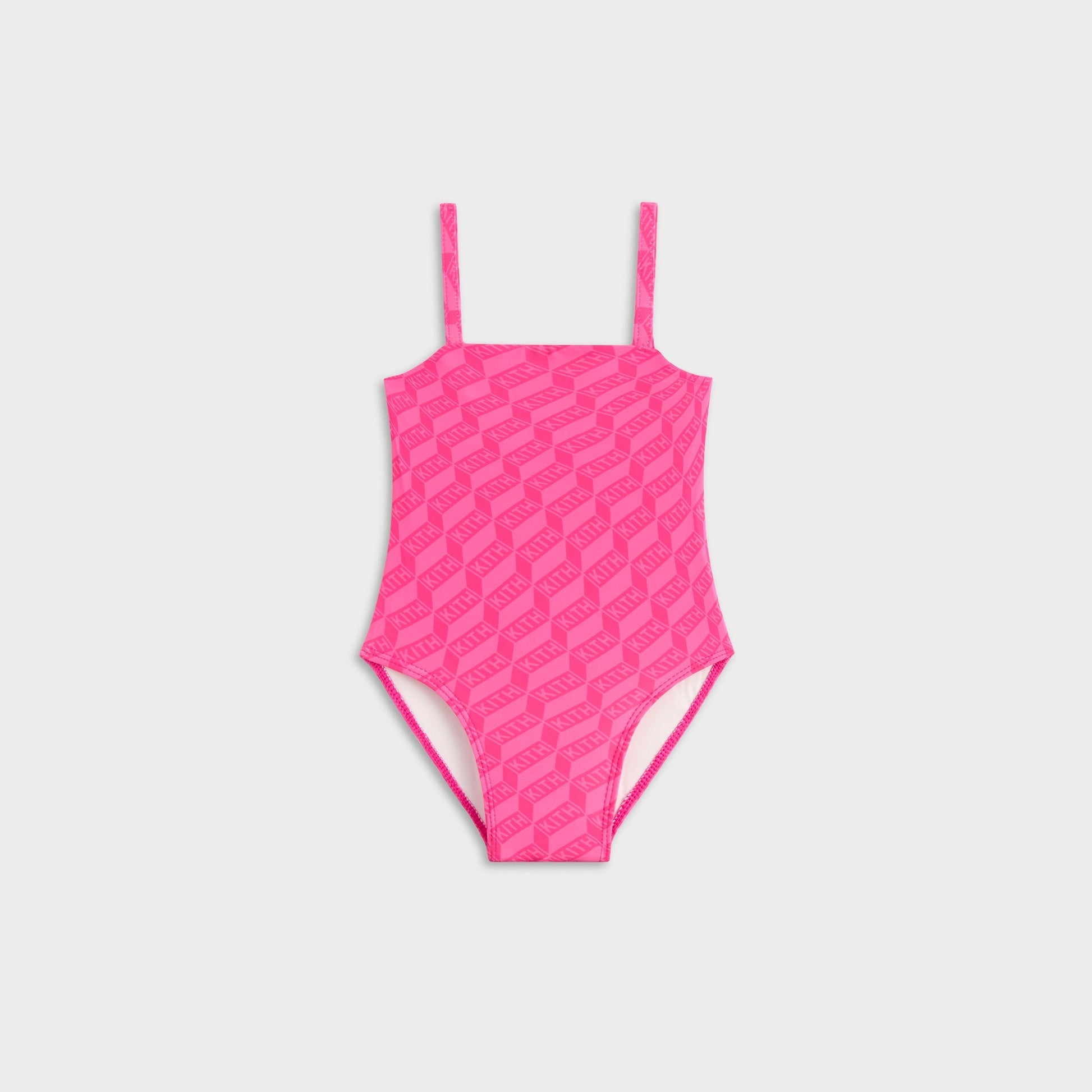 Kids Kith Kith Baby Monogram Audrey One-Piece Swim Suit - Zinnia