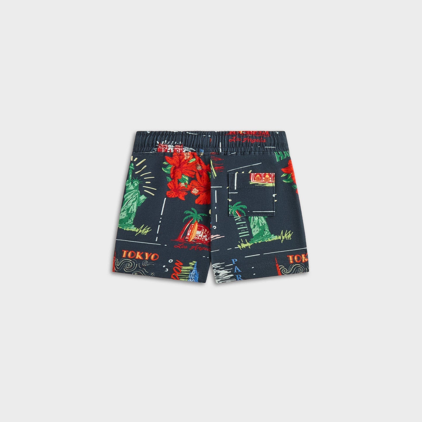 Kids Kith Kith Baby Souvenir Stamp Thompson Camp Short - Nocturnal