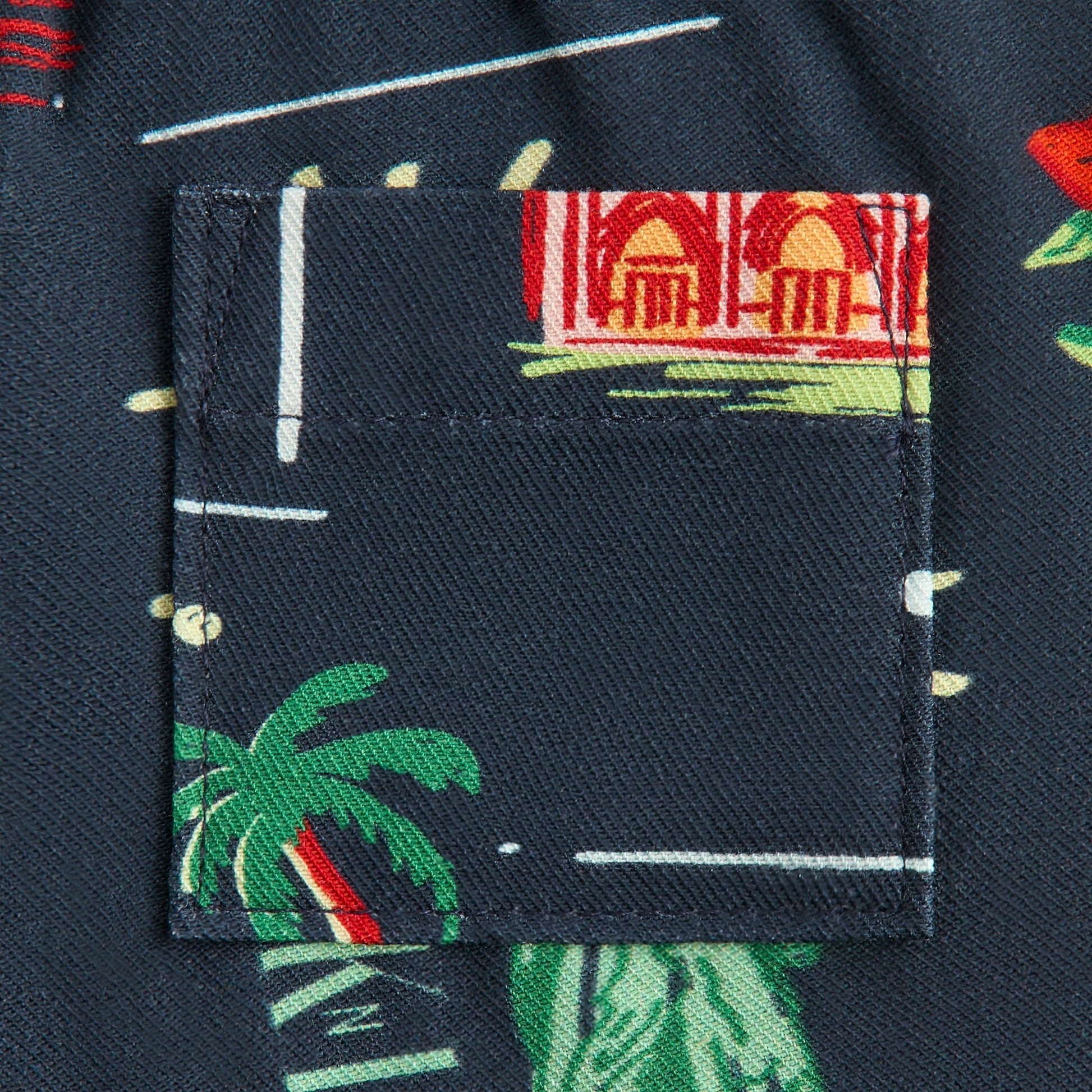 Kids Kith Kith Baby Souvenir Stamp Thompson Camp Short - Nocturnal