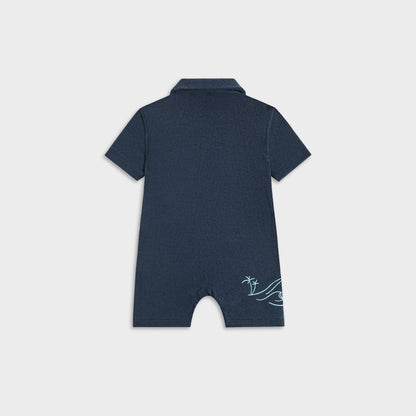 Kids Kith Kith Baby Novelty Terry Belmont Coverall - Nocturnal
