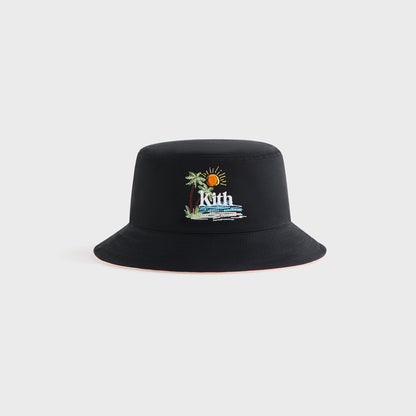 Kids Kith Kith Kids Summer Graphic Bucket Hat - Silk