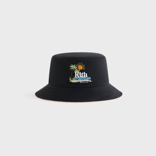 Kids Kith Kith Kids Summer Graphic Bucket Hat - Silk
