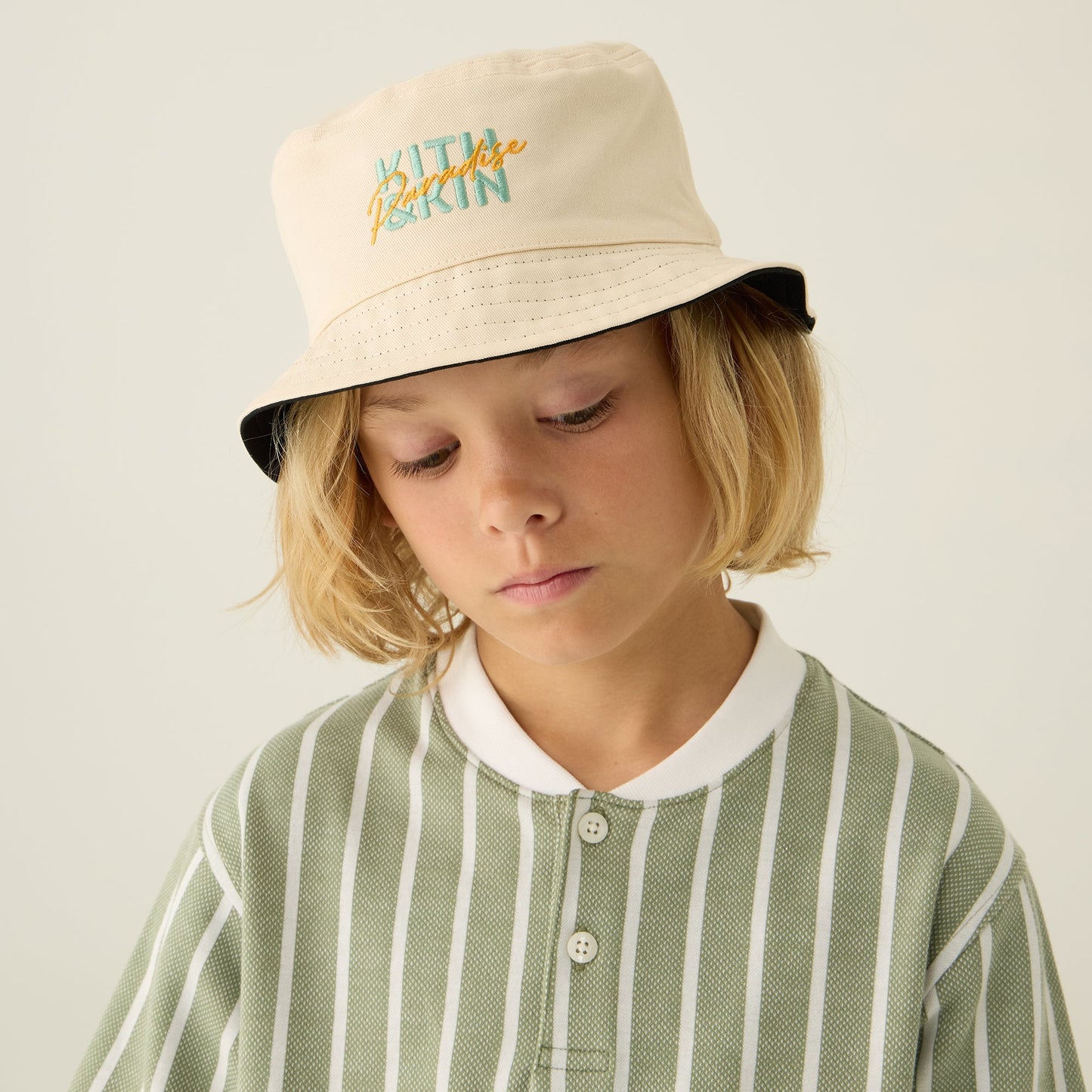 Kids Kith Kith Kids Summer Graphic Bucket Hat - Silk