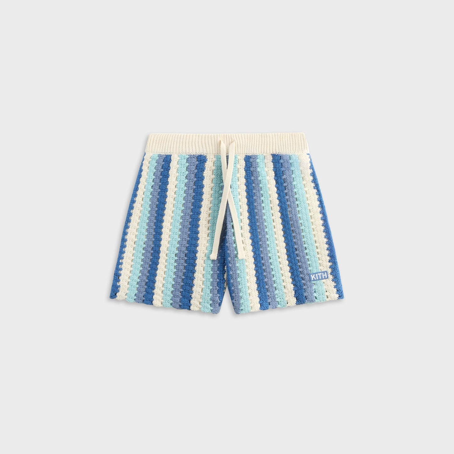 Kids Kith Kith Kids Open Knit Camp Short - Blue Skies