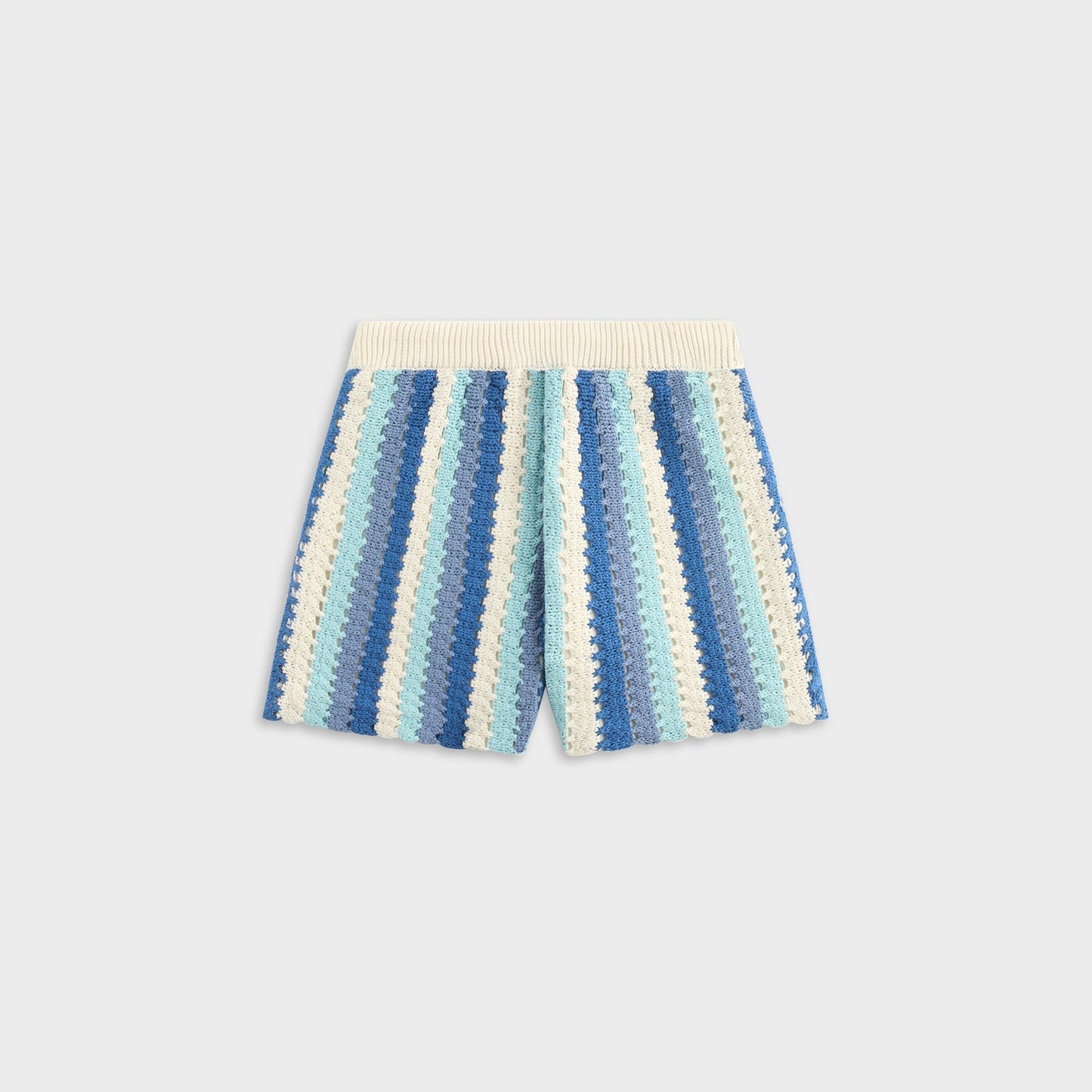 Kids Kith Kith Kids Open Knit Camp Short - Blue Skies