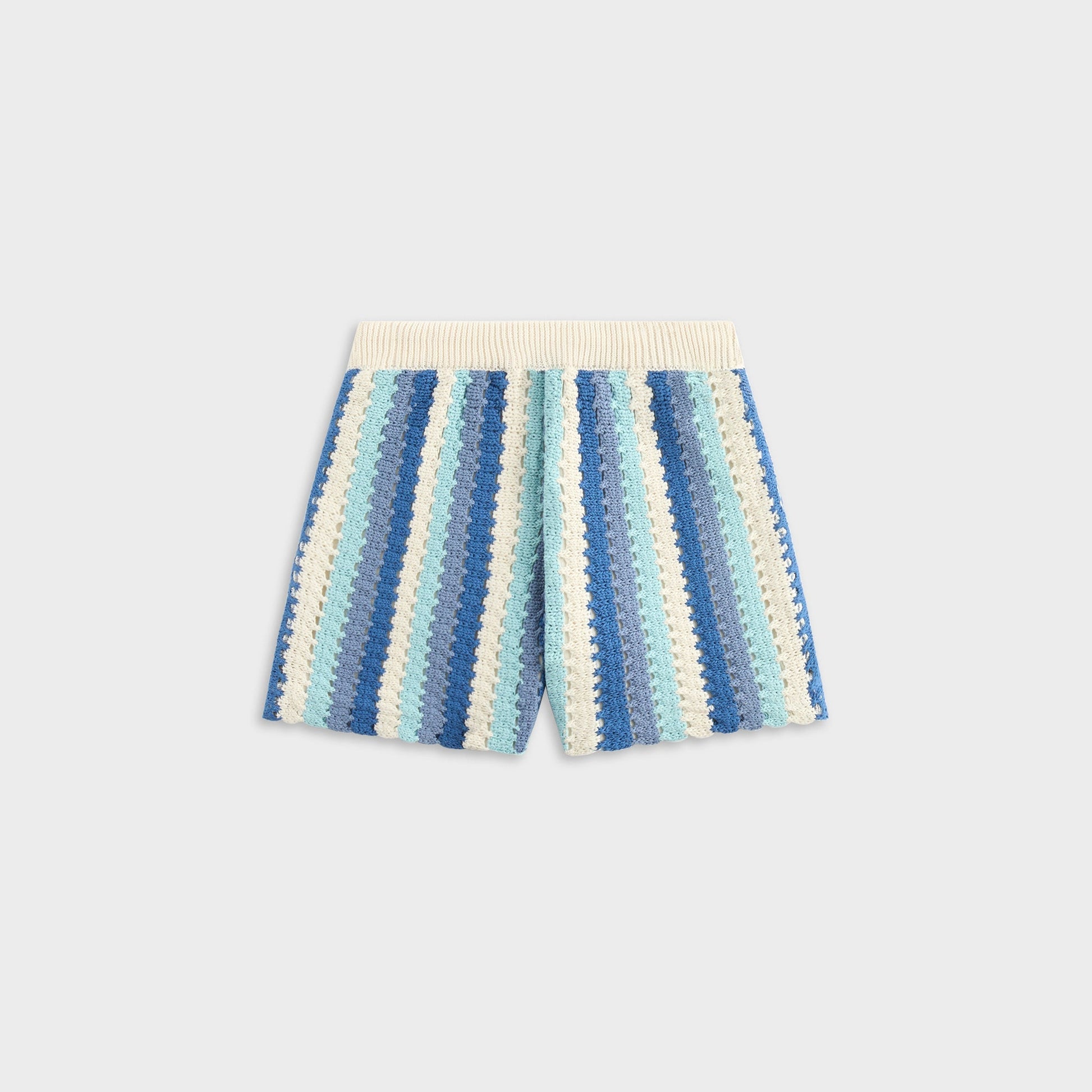 Kids Kith Kith Kids Open Knit Camp Short - Blue Skies