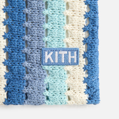 Kids Kith Kith Kids Open Knit Camp Short - Blue Skies