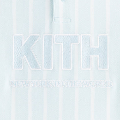Kids Kith Kith Kids Birdseye Pearson Henley Pullover - Blue Skies