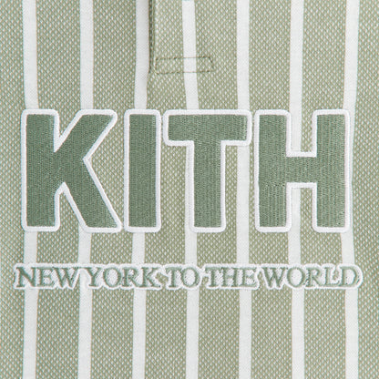 Kids Kith Kith Kids Birdseye Pearson Henley Pullover - Spear