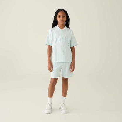 Kids Kith Kith Kids Birdseye Pearson Short - Blue Skies