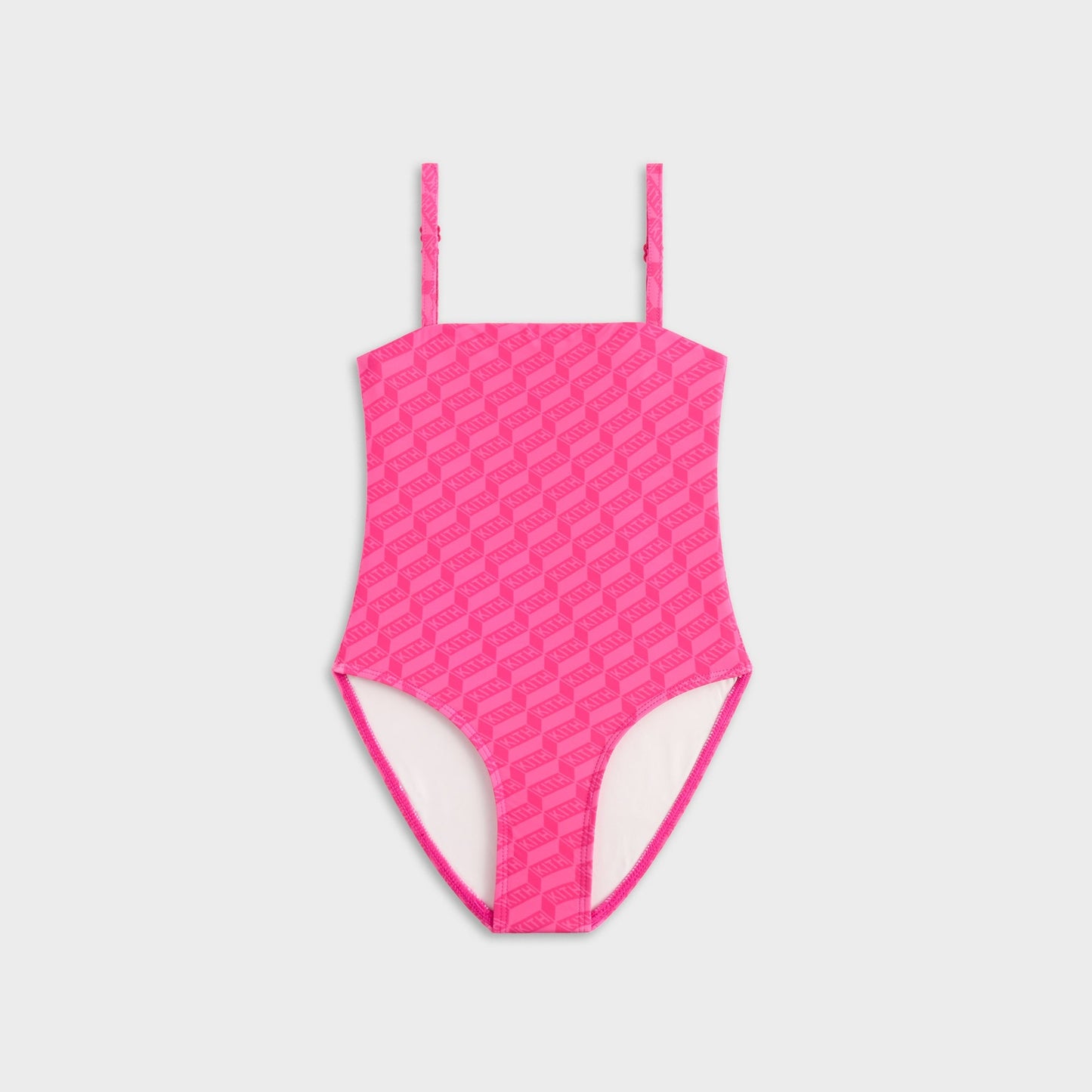 Kids Kith Kith Kids Monogram Audrey One-Piece Swim Suit - Zinnia