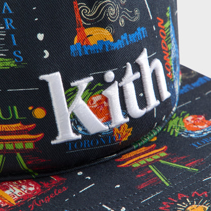 Kids Kith Kith Kids & '47 Souvenir Stamp Hitch Snapback - Nocturnal