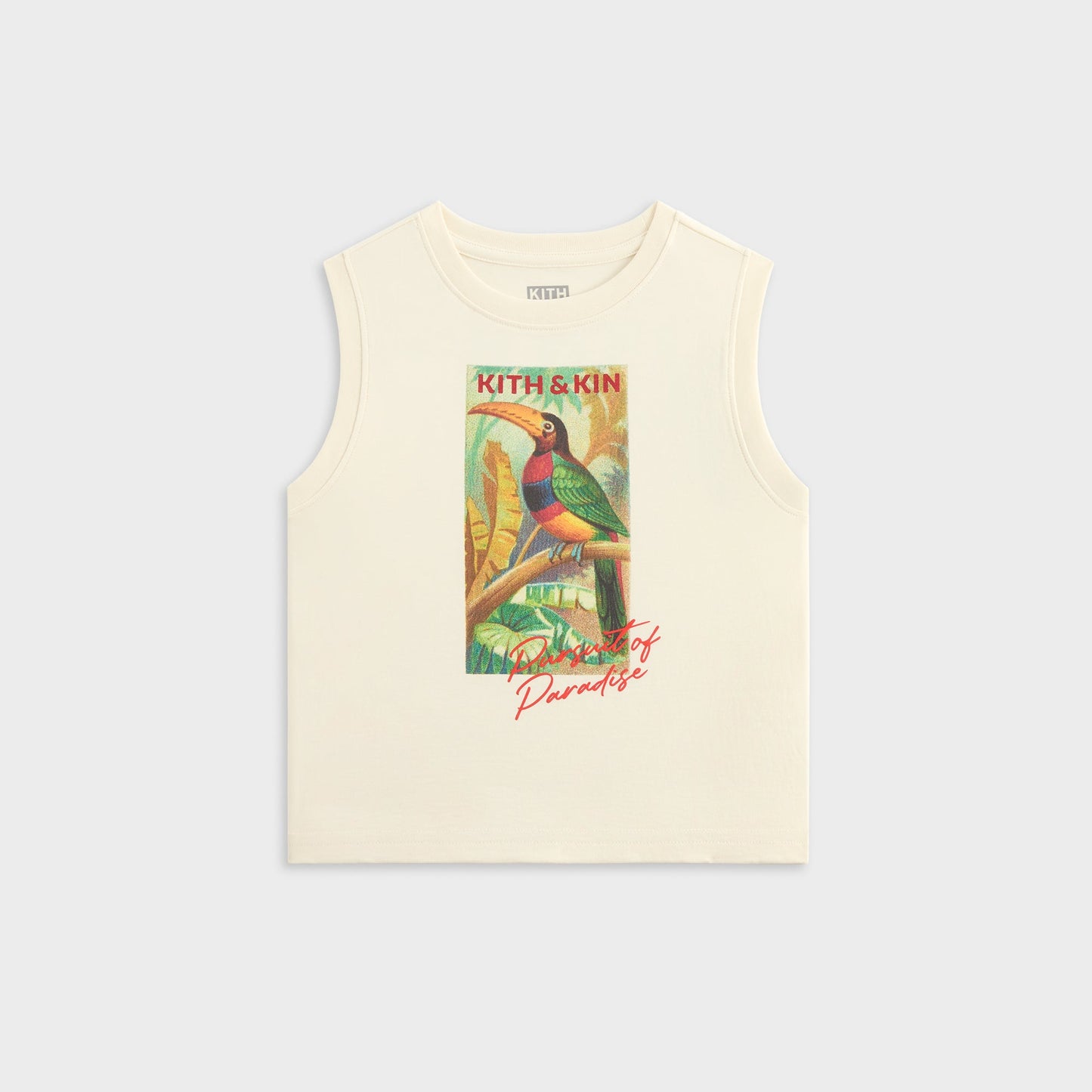 Kids Kith Kith Kids Pursuit of Paradise Muscle Tank - Sandrift