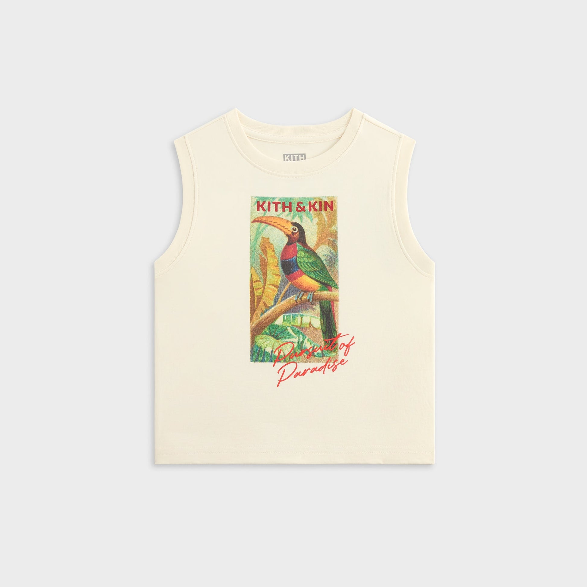 Kids Kith Kith Kids Pursuit of Paradise Muscle Tank - Sandrift