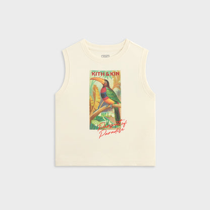 Kids Kith Kith Kids Pursuit of Paradise Muscle Tank - Sandrift