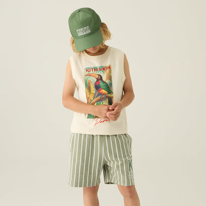 Kids Kith Kith Kids Pursuit of Paradise Muscle Tank - Sandrift