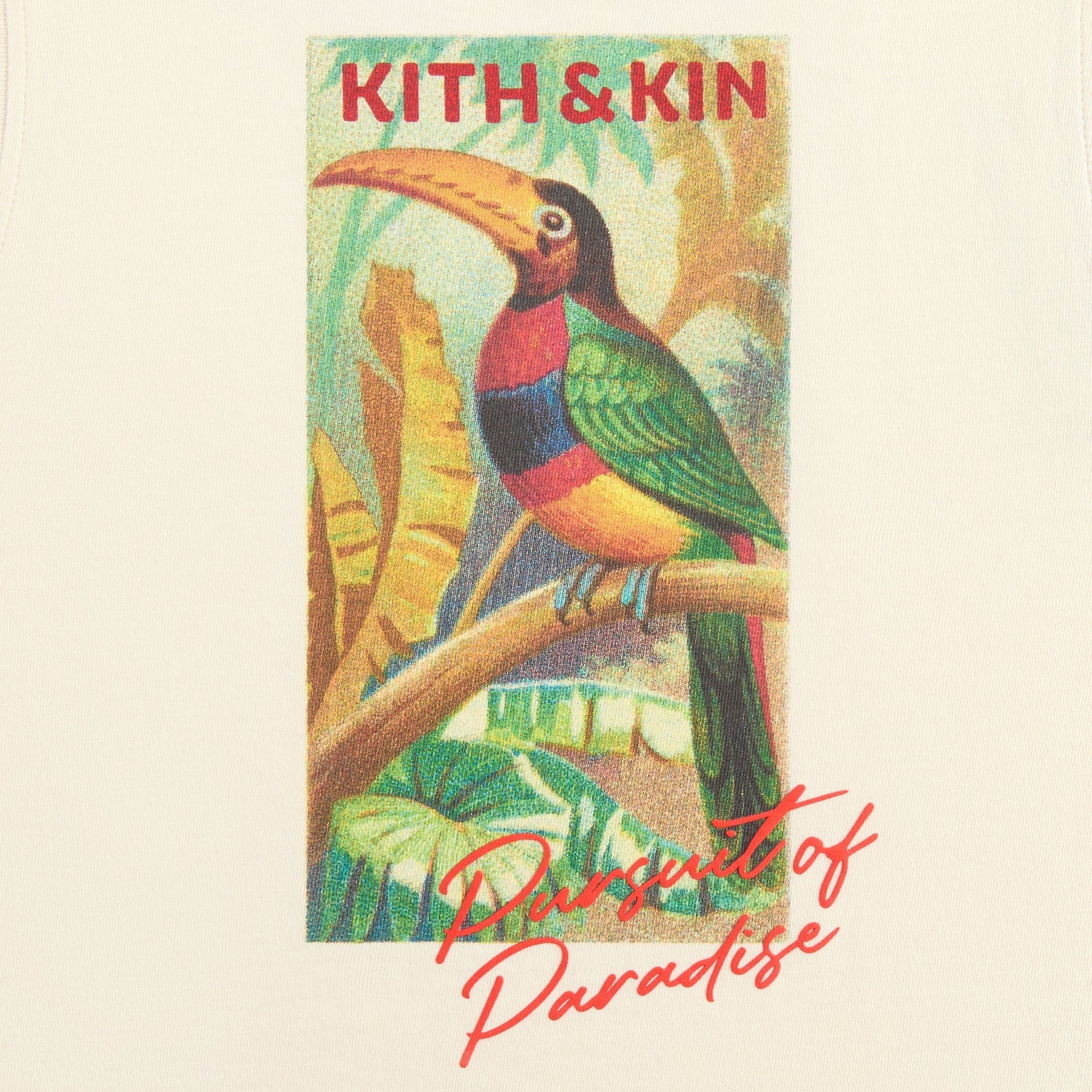 Kids Kith Kith Kids Pursuit of Paradise Muscle Tank - Sandrift