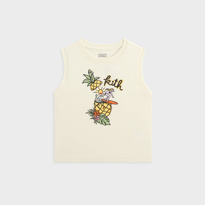Kids Kith Kith Kids Pineapple Surfer Muscle Tank - Silk