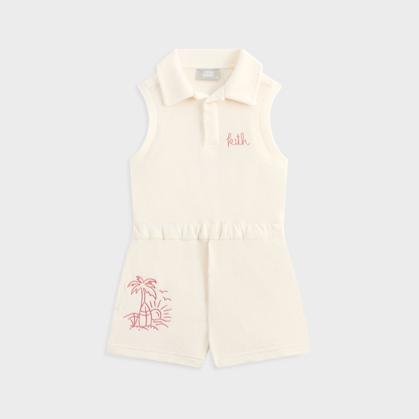 Kids Kith Kith Kids Novelty Terry Romper - Sandrift