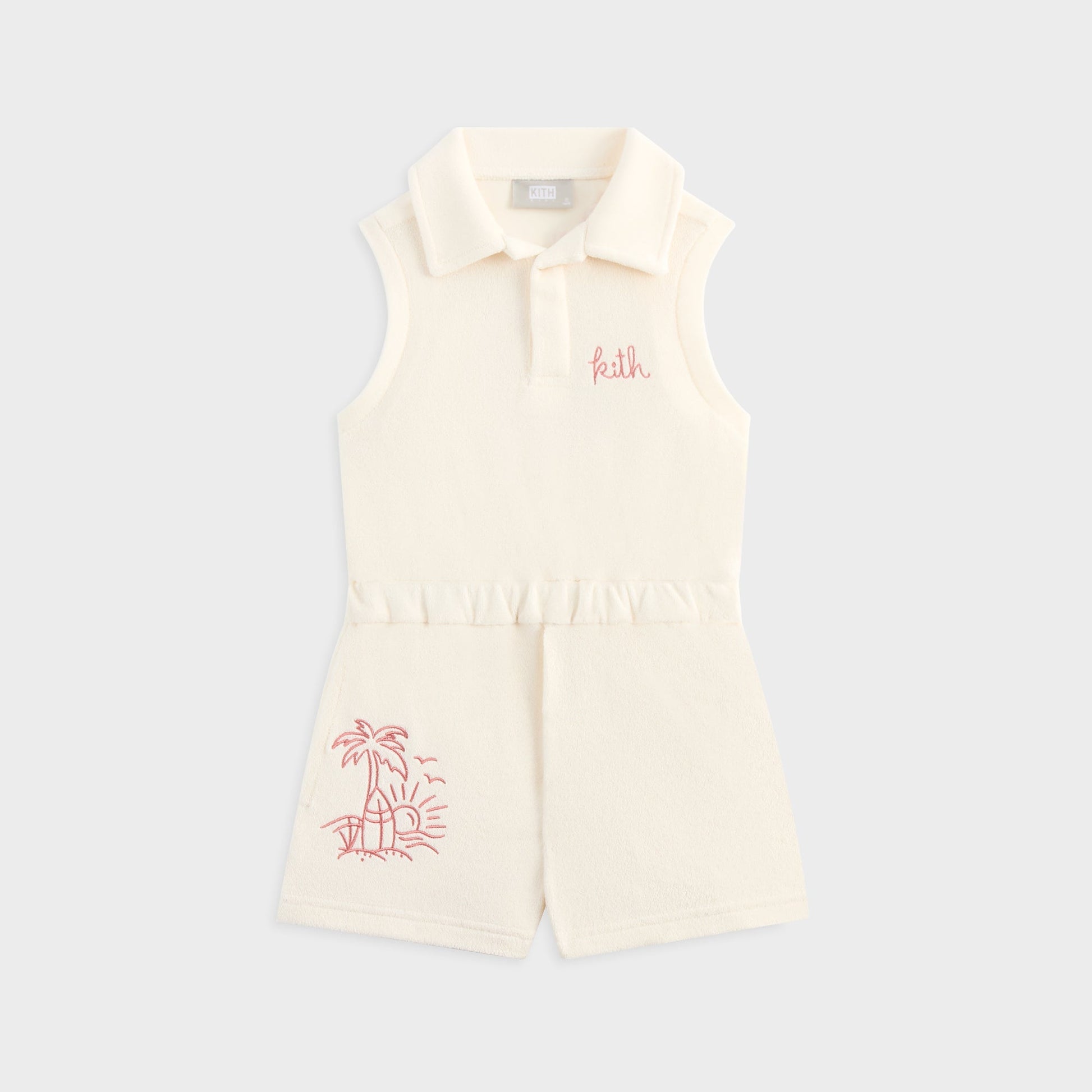 Kids Kith Kith Kids Novelty Terry Romper - Sandrift