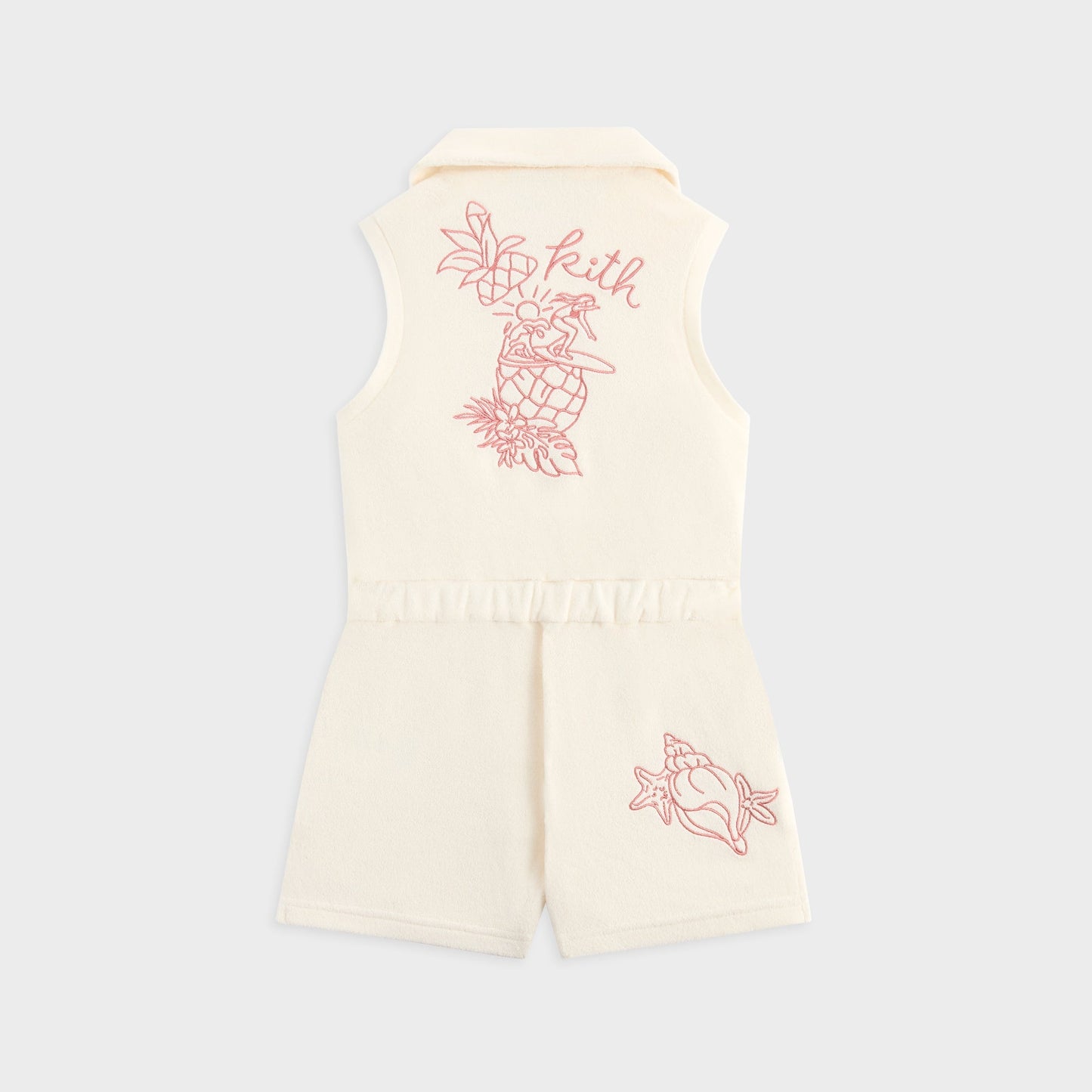 Kids Kith Kith Kids Novelty Terry Romper - Sandrift