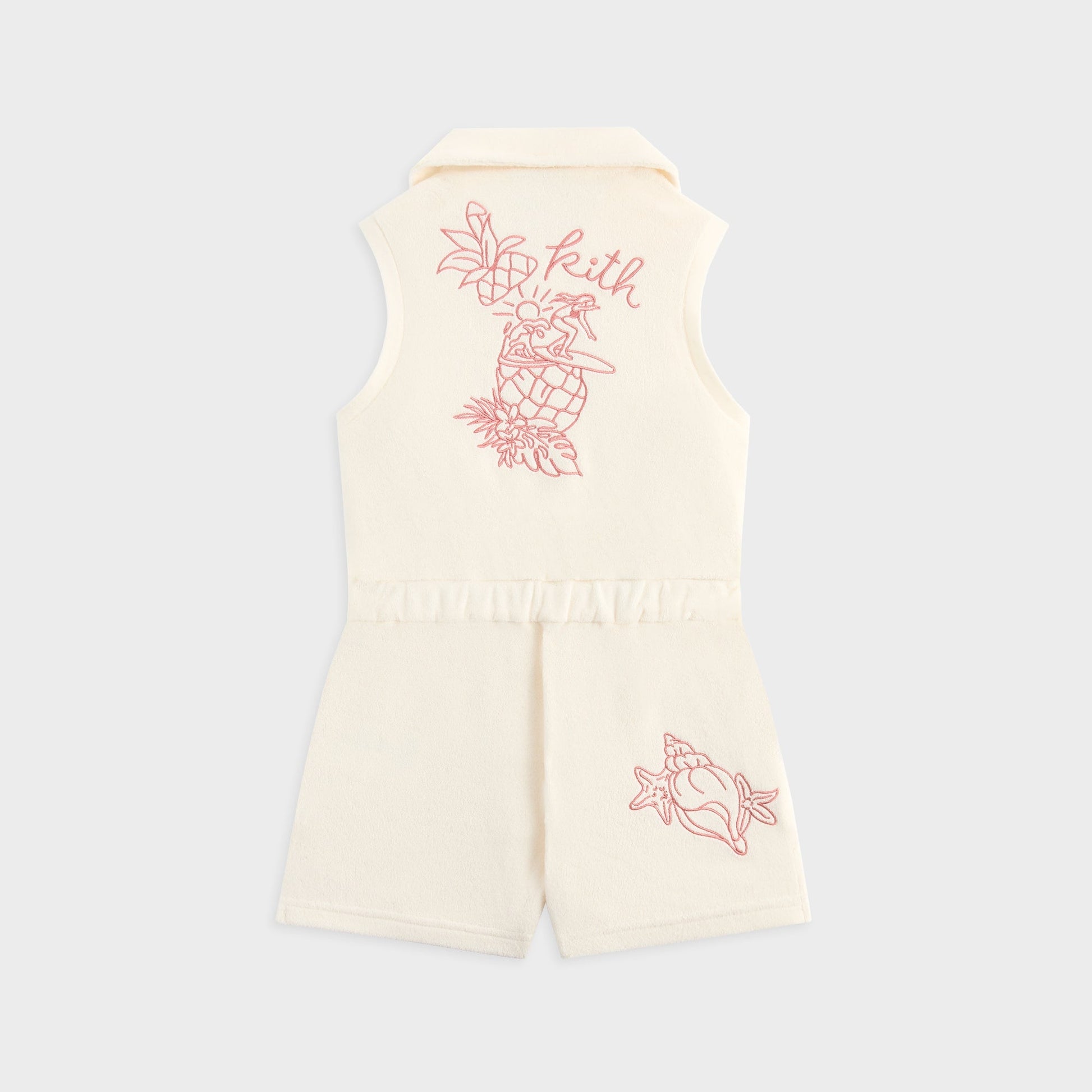 Kids Kith Kith Kids Novelty Terry Romper - Sandrift