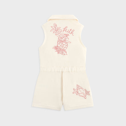 Kids Kith Kith Kids Novelty Terry Romper - Sandrift