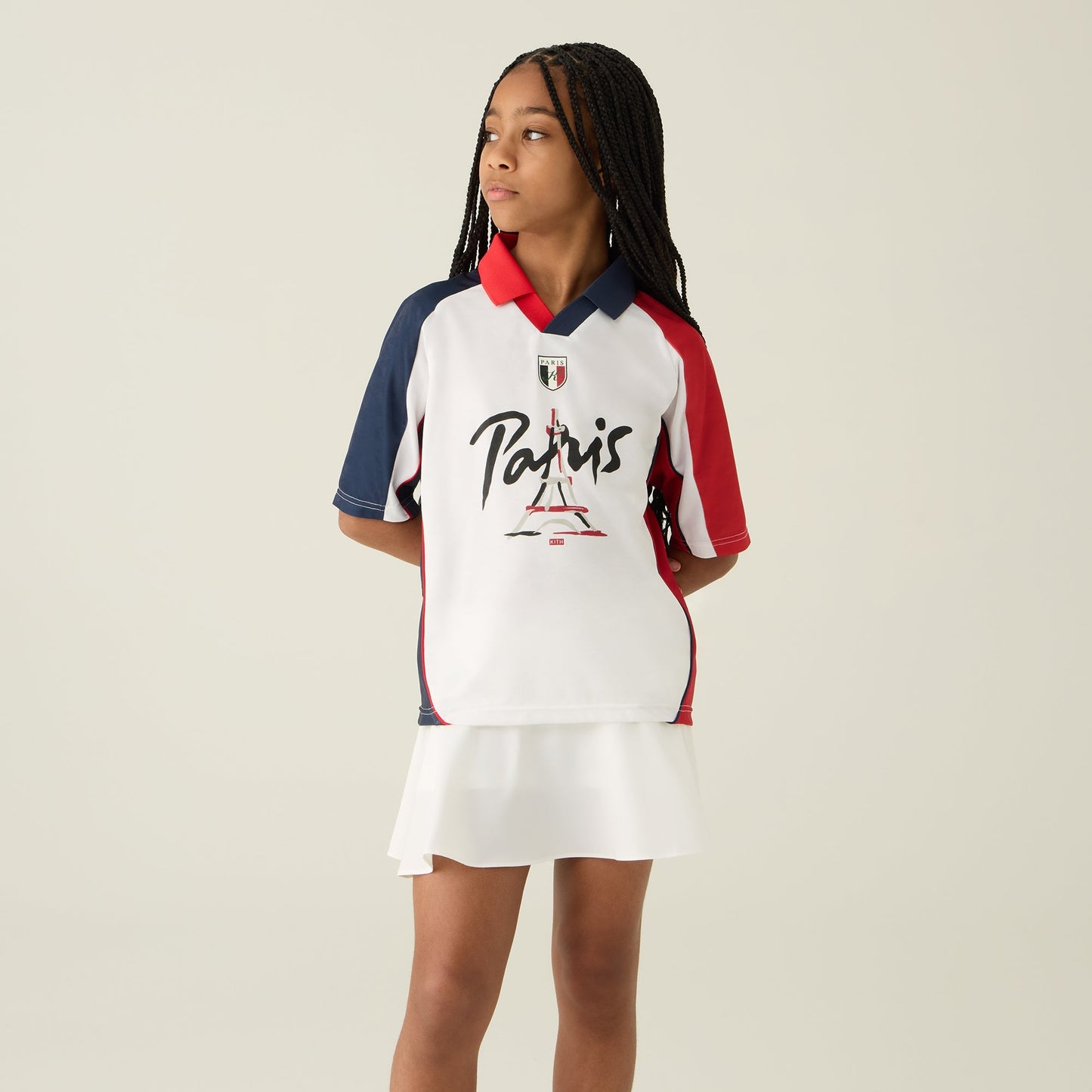 Kids Kith Kith Kids Paris Soccer Top - White
