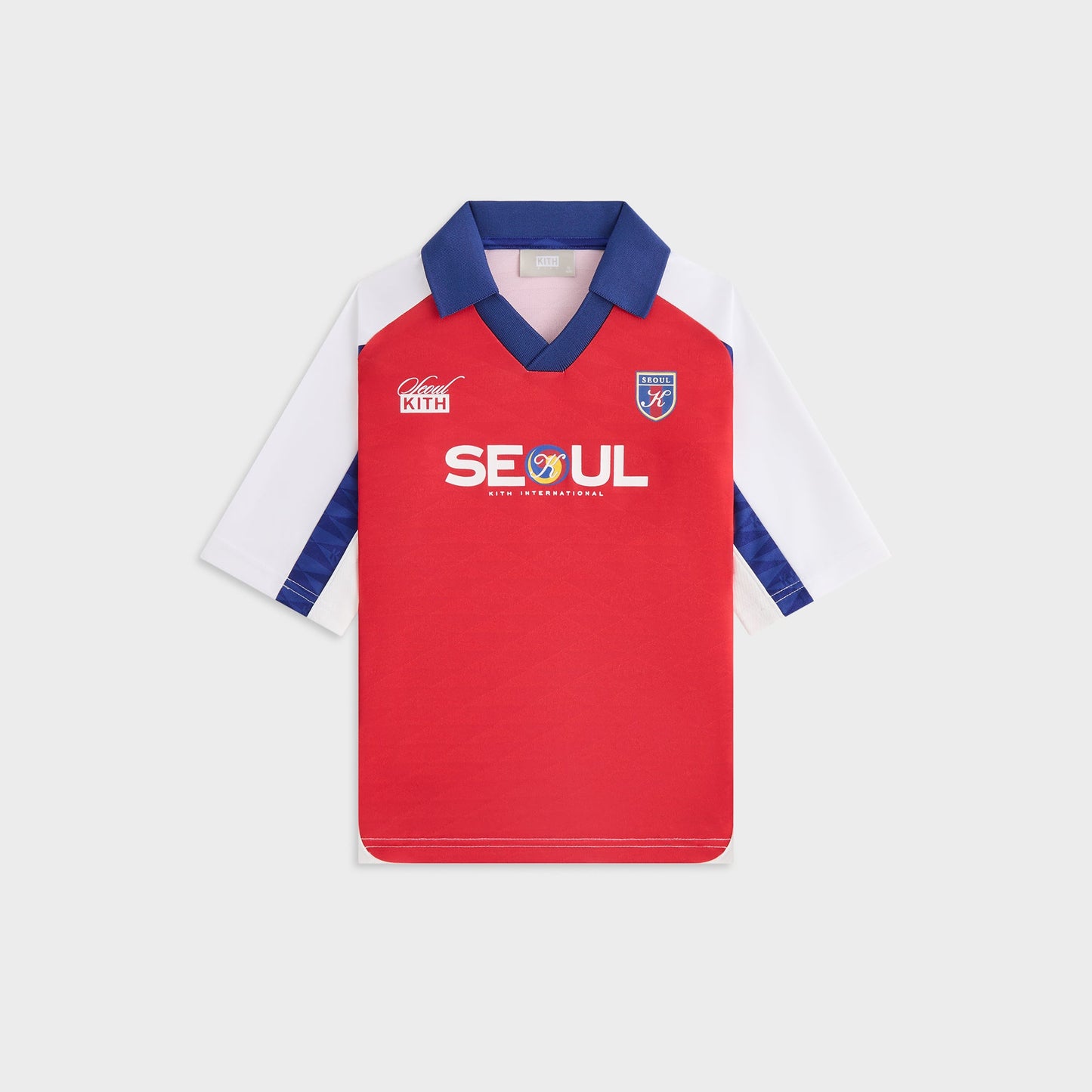 Kids Kith Kith Kids Seoul Soccer Top - Cherry Bomb