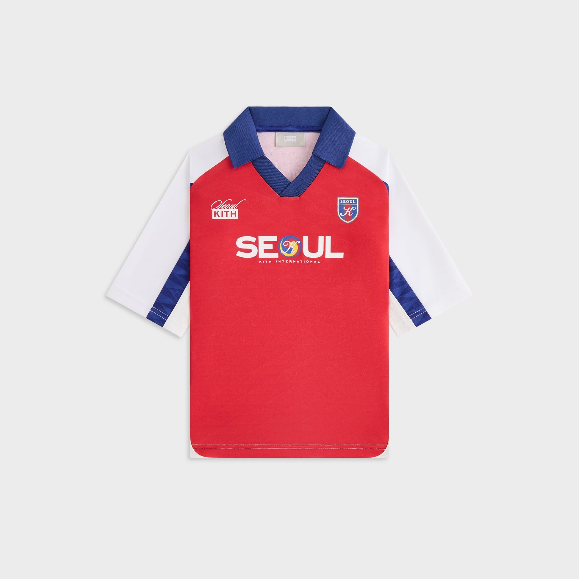 Kids Kith Kith Kids Seoul Soccer Top - Cherry Bomb