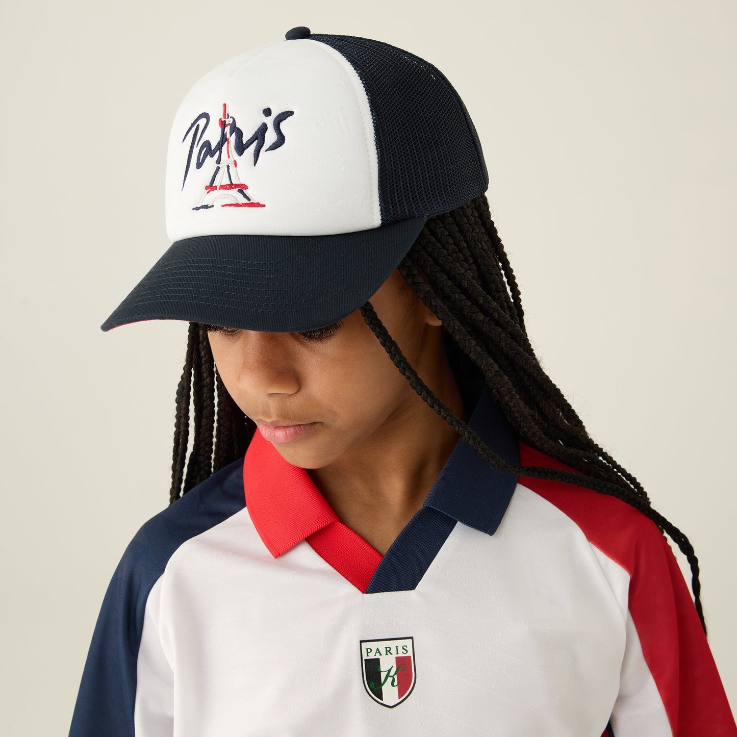 Kids Kith Kith Kids Paris Regional Trucker Hat - Nocturnal