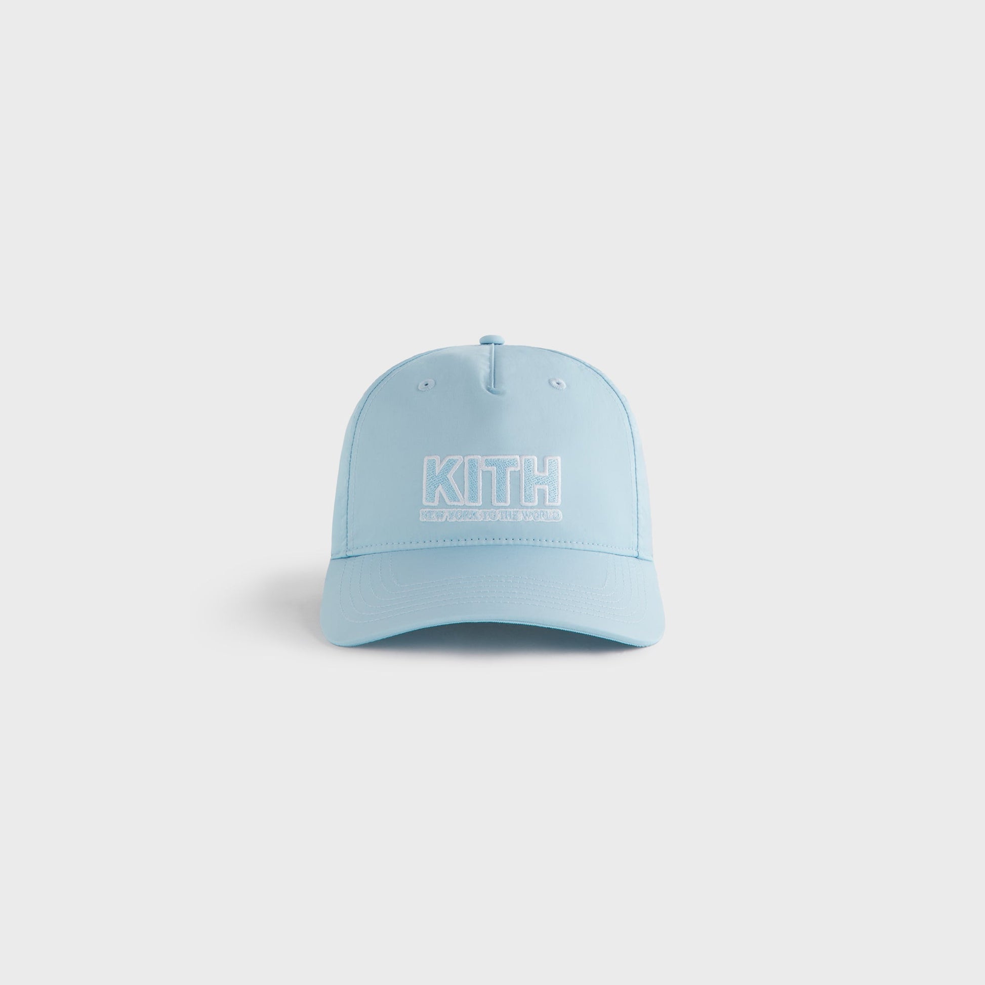 Kids Kith Kith Kids Wrinkle Nylon Snapback Hat - Blue Skies