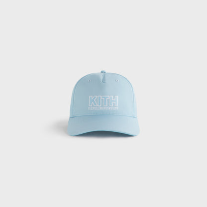 Kids Kith Kith Kids Wrinkle Nylon Snapback Hat - Blue Skies