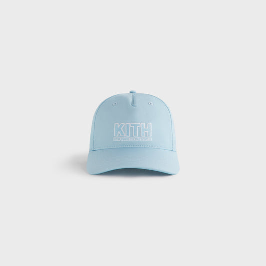Kids Kith Kith Kids Wrinkle Nylon Snapback Hat - Blue Skies