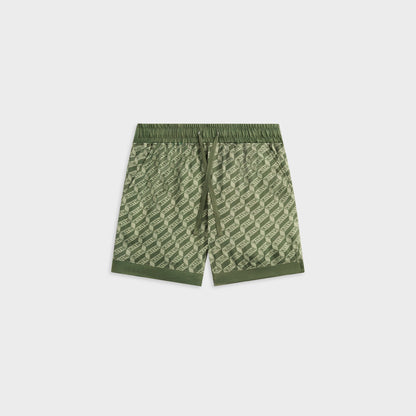 Kids Kith Kith Kids Monogram Thompson Camp Short - Spear