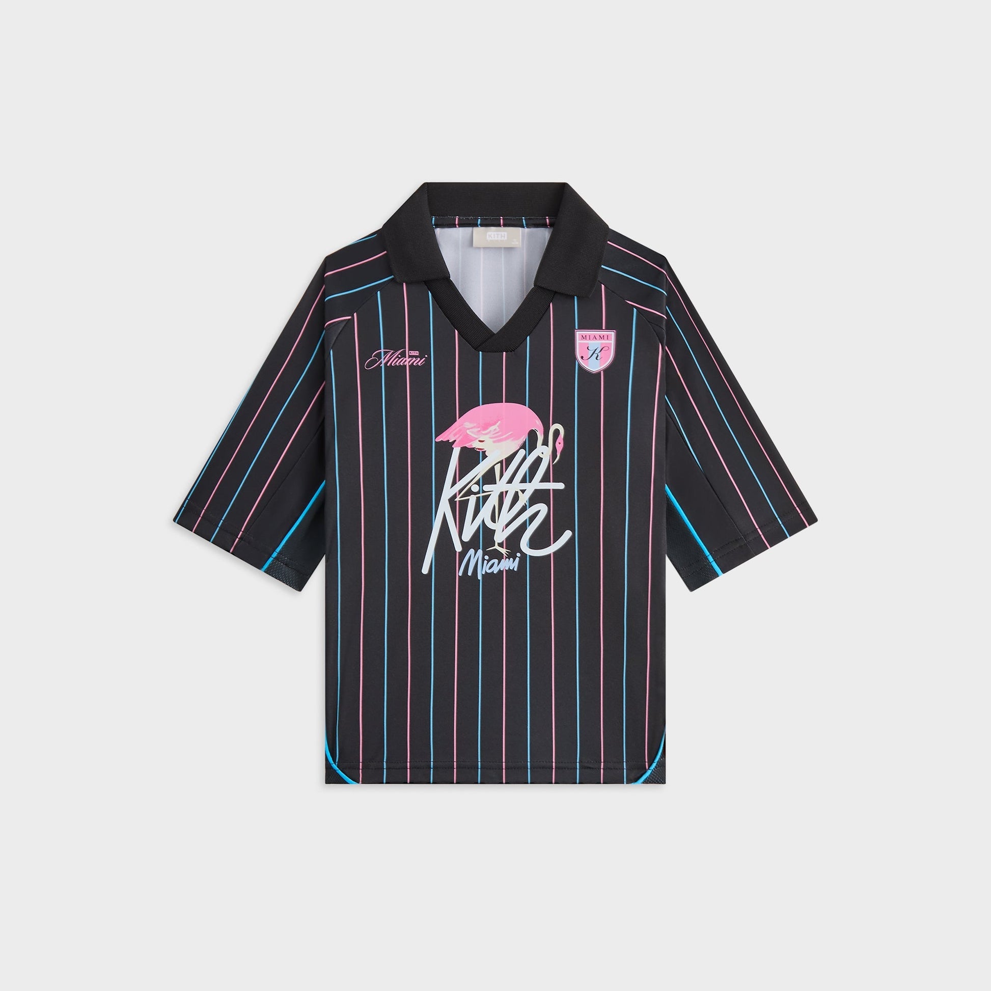Kids Kith Kith Kids Miami Soccer Top - Black