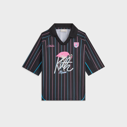 Kids Kith Kith Kids Miami Soccer Top - Black