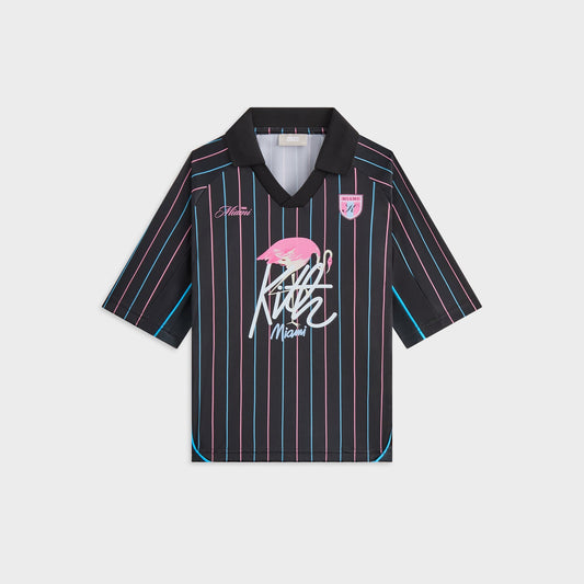 Kids Kith Kith Kids Miami Soccer Top - Black