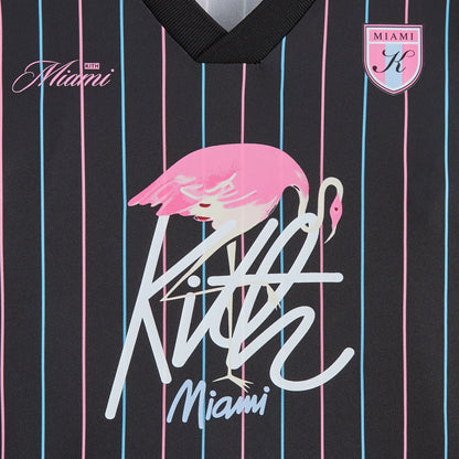Kids Kith Kith Kids Miami Soccer Top - Black