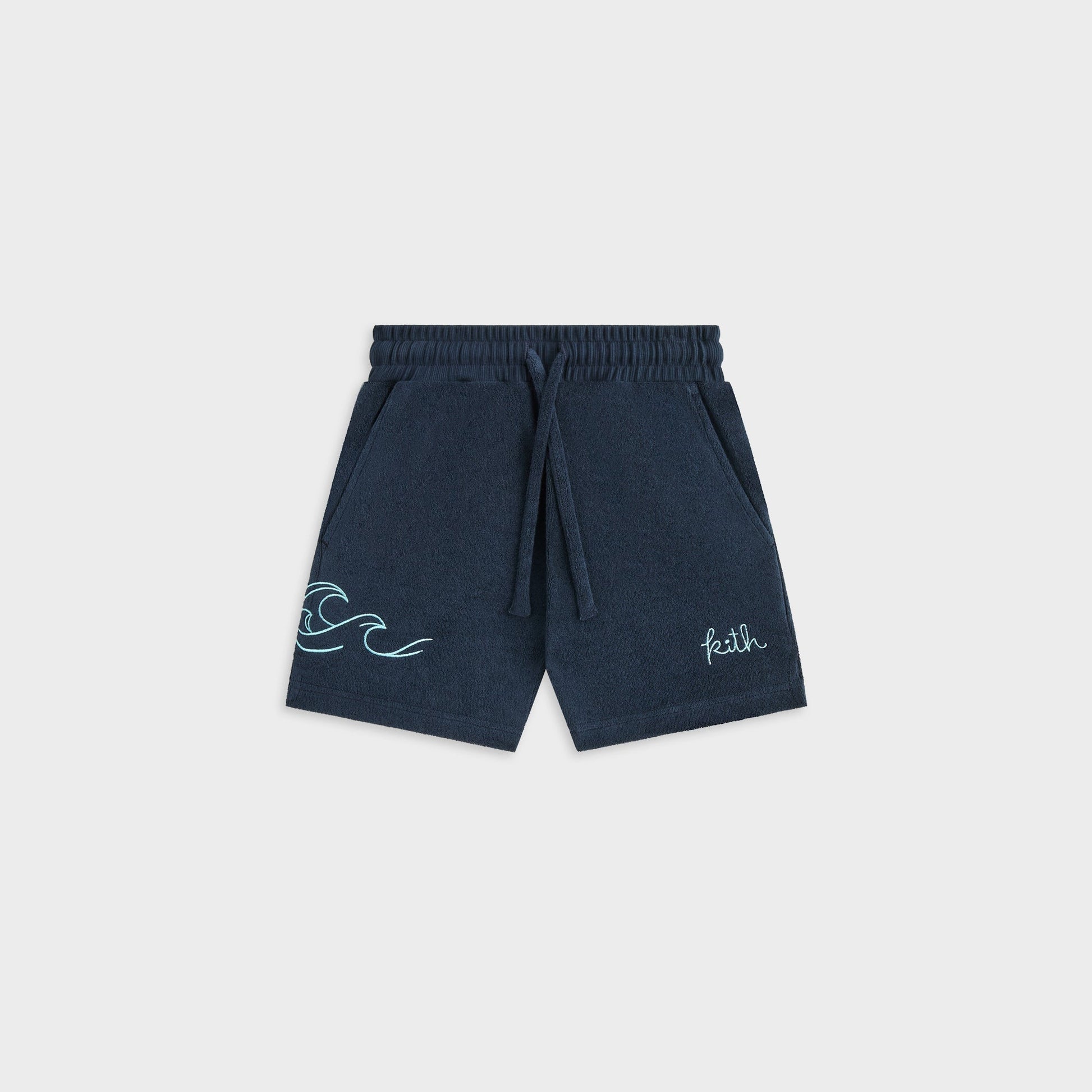 Kids Kith Kith Kids Novelty Terry Camp Short - Nocturnal