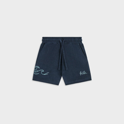 Kids Kith Kith Kids Novelty Terry Camp Short - Nocturnal
