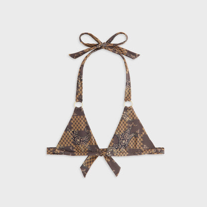 Women Kith Kith Women Kenna Crest Paisley Tie Top - Brew