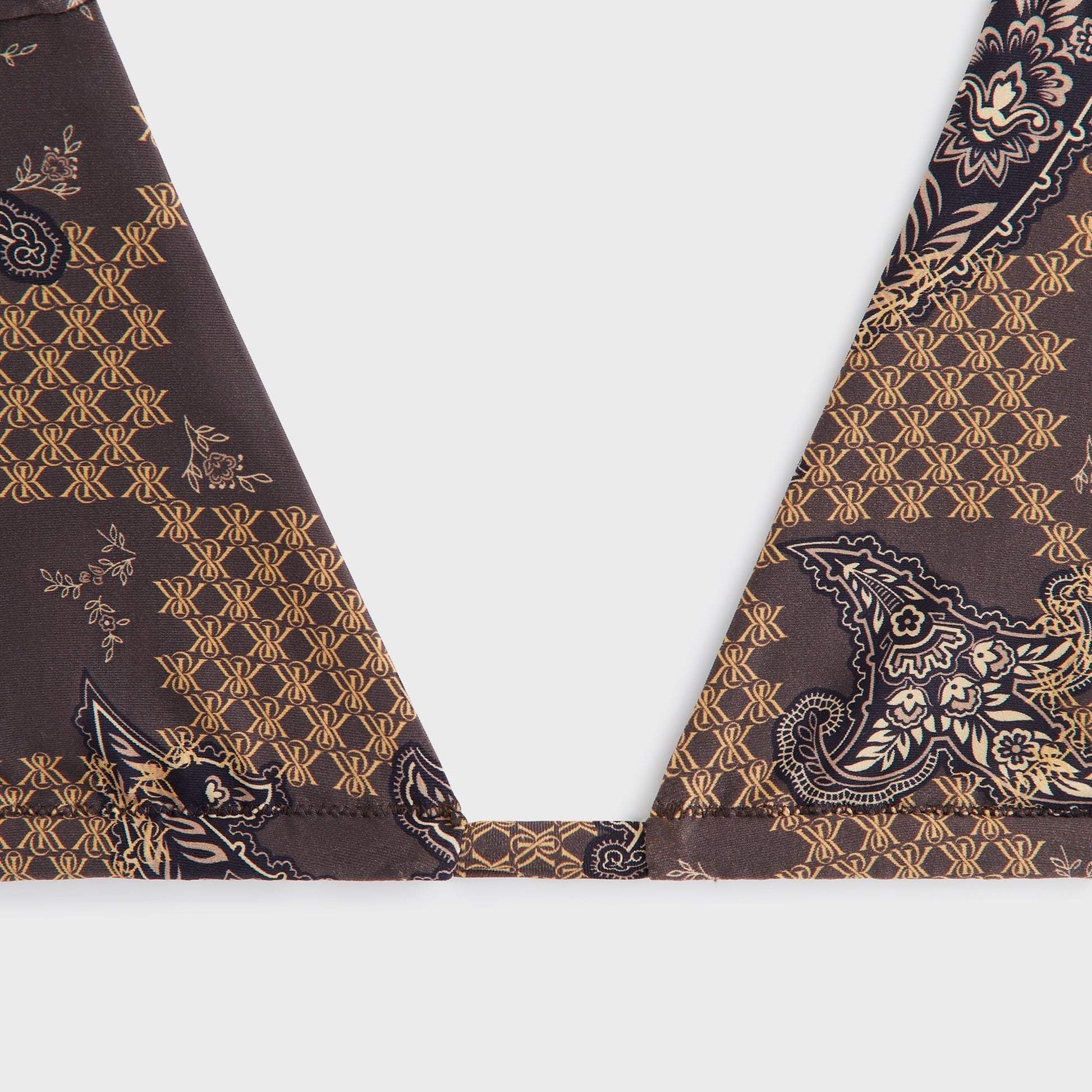 Women Kith Kith Women Kenna Crest Paisley Tie Top - Brew