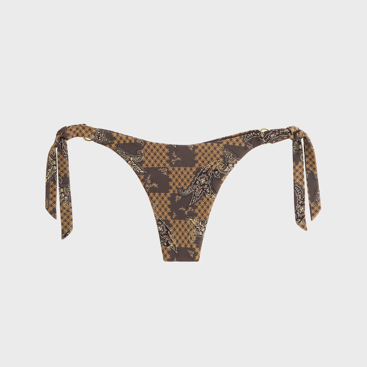 Women Kith Kith Women Iris Crest Paisley Tie Bottom - Brew