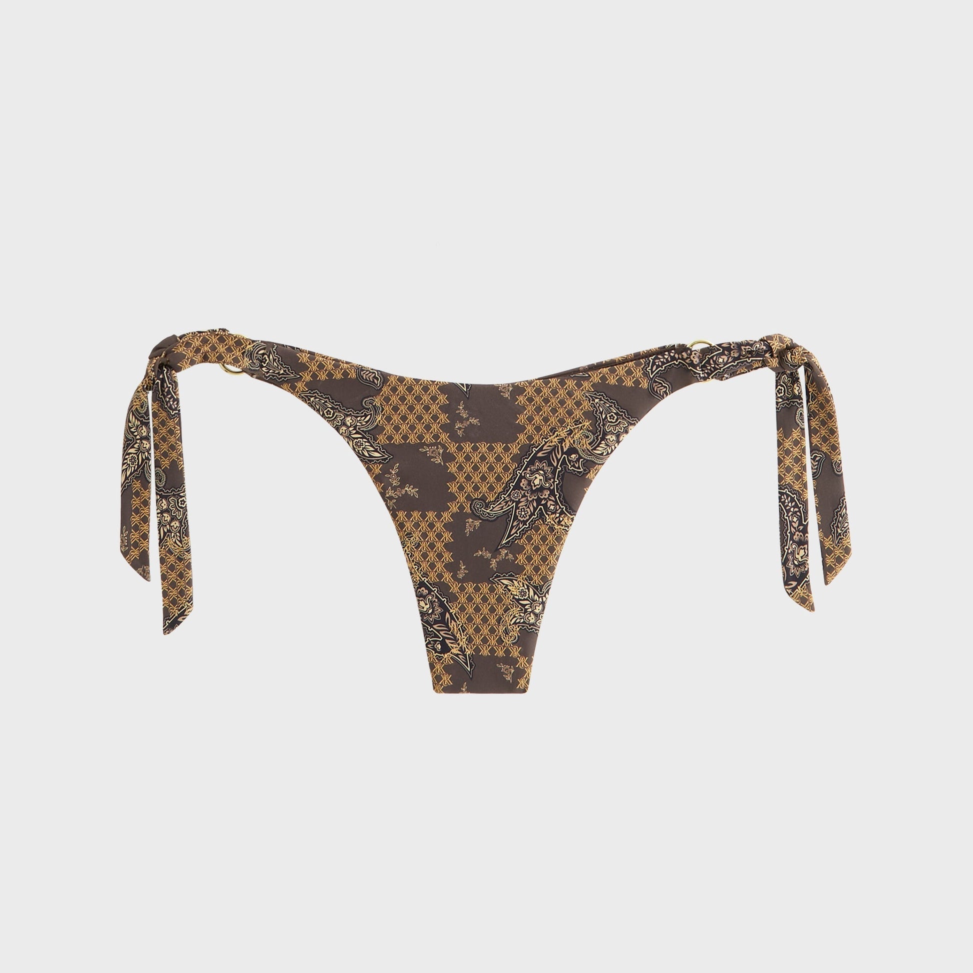 Women Kith Kith Women Iris Crest Paisley Tie Bottom - Brew