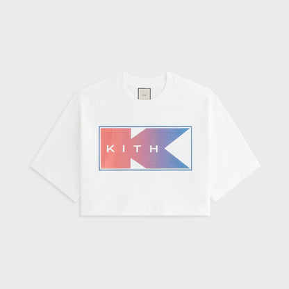 Women Kith Kith Women Gradient Fei Tee - White