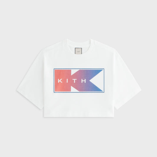 Women Kith Kith Women Gradient Fei Tee - White