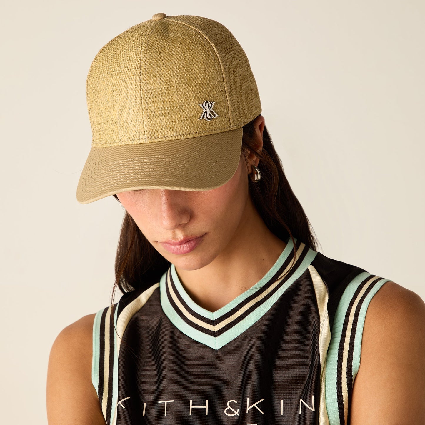 Women Kith Kith Women Raffia Cap - Radiant