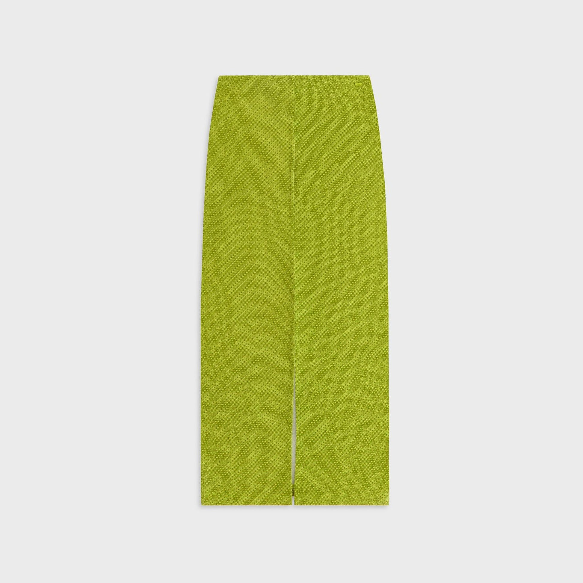 Women Kith Kith Women Mila Micro Monogram Maxi Skirt - Pistachio